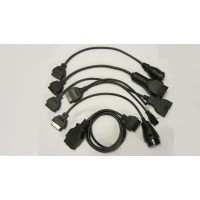 Набор переходников OBD2 комплект 6 шт Набор переходников OBD2 комплект 6 шт